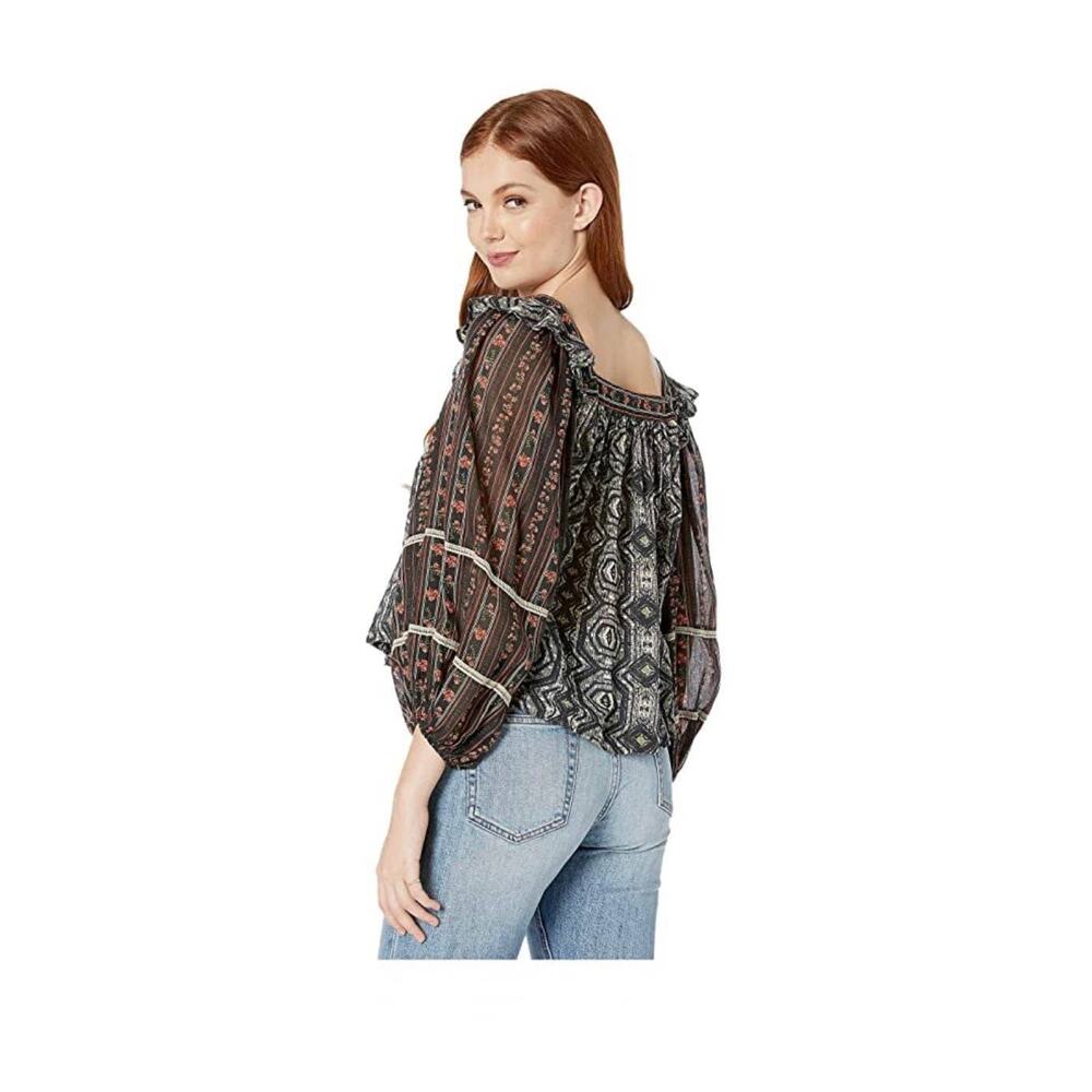 Free People Mostly Meadow Blouse Size Medium